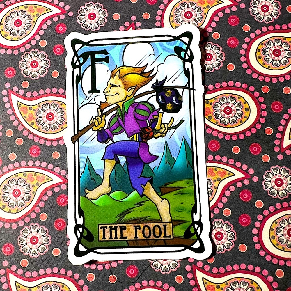 The FOOL Tarot Witchy Spiritual Light Worker Magick Occult Tarot Reader Fortune
